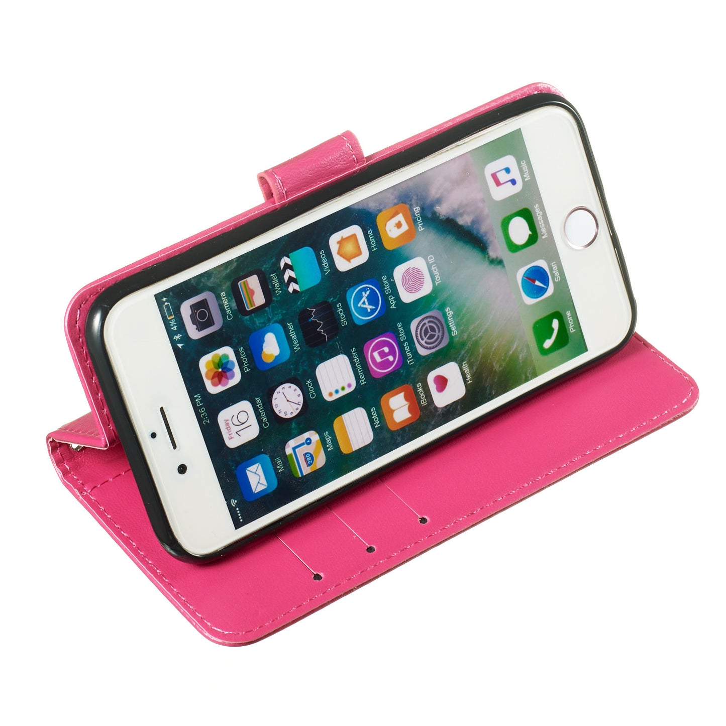 Wallet Leather Stand Mobile Phone Case for iPhone 8/7/SE (2020)/SE (2022) 4.7 inch