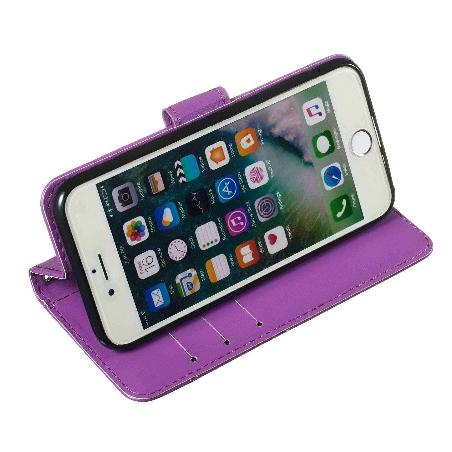 Wallet Leather Stand Mobile Phone Case for iPhone 8/7/SE (2020)/SE (2022) 4.7 inch