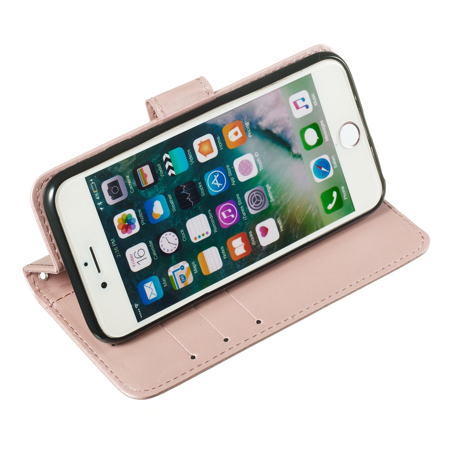 Wallet Leather Stand Mobile Phone Case for iPhone 8/7/SE (2020)/SE (2022) 4.7 inch