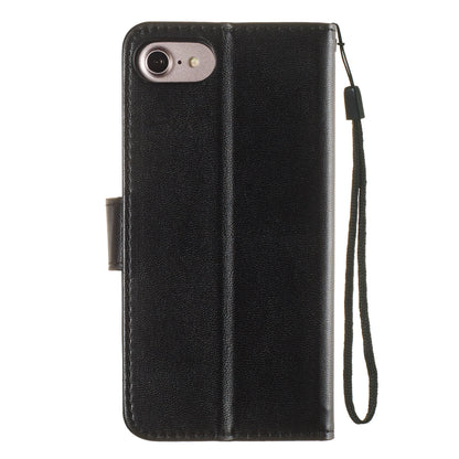 Wallet Leather Stand Mobile Phone Case for iPhone 8/7/SE (2020)/SE (2022) 4.7 inch