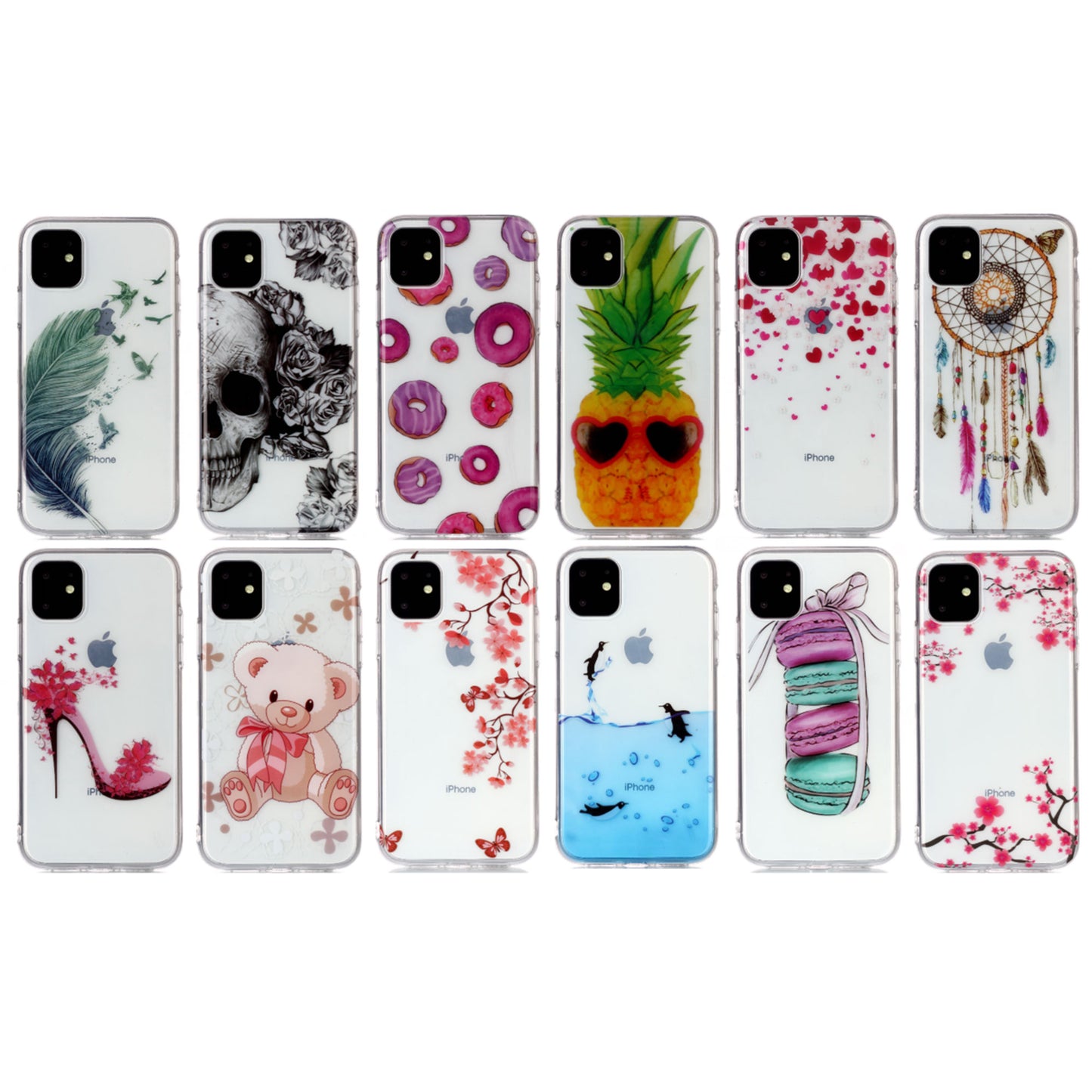 Pattern Printing IMD Soft TPU Phone Case Covering Cell Phone Shell for iPhone 11 6.1 inch (2019)