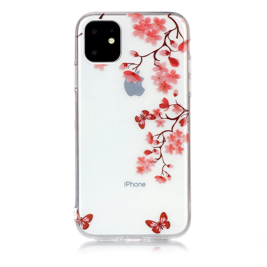 Pattern Printing IMD Soft TPU Phone Case Covering Cell Phone Shell for iPhone 11 6.1 inch (2019)