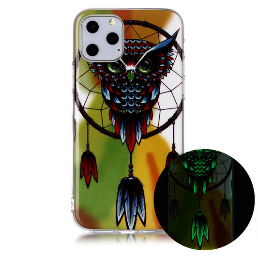 Noctilucent Pattern Printing IMD Soft TPU Phone Cover for iPhone 11 Pro 5.8 inch (2019)