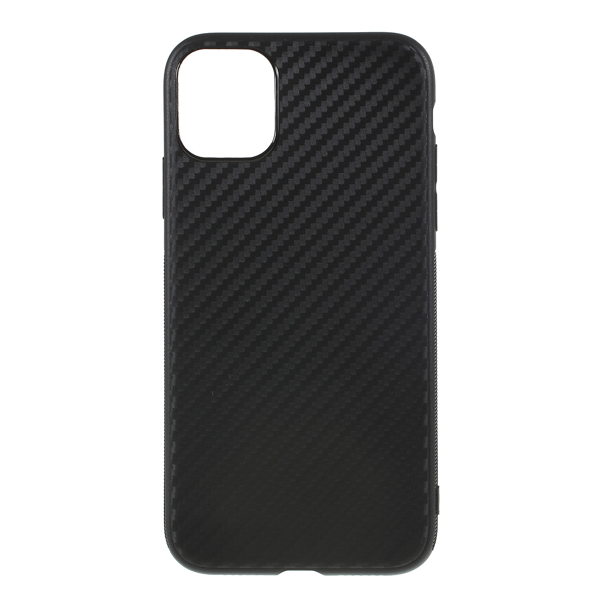Carbon Fiber TPU Mobile Phone Shell Case for iPhone 11 6.1 inch (2019)