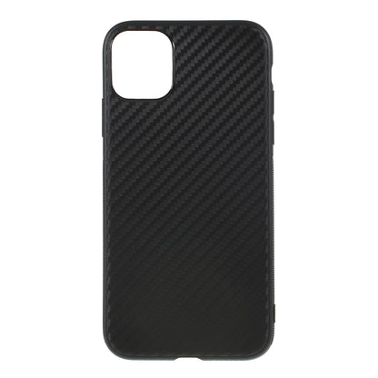 Carbon Fiber TPU Mobile Phone Shell Case for iPhone 11 6.1 inch (2019)