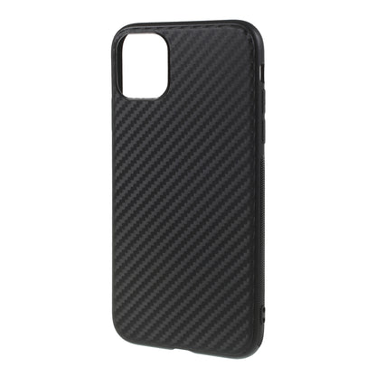Carbon Fiber TPU Mobile Phone Shell Case for iPhone 11 6.1 inch (2019)