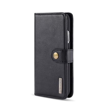 DG.MING Stylish Anti-fingerprint Easy Detechable Split Leather Wallet Flip Folio Case Stand Shockproof PC Inner Cover for iPhone 11 6.1 inch (2019)