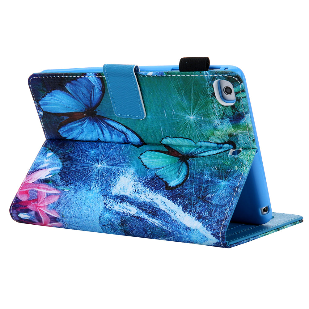 Pattern Printing Leather Stand Tablet Protection Case Cover for iPad mini (2019) 7.9 inch/4/3/2/1