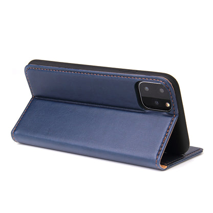 Leather Wallet Stand Flip Phone Shell for iPhone 11 6.1 inch (2019)