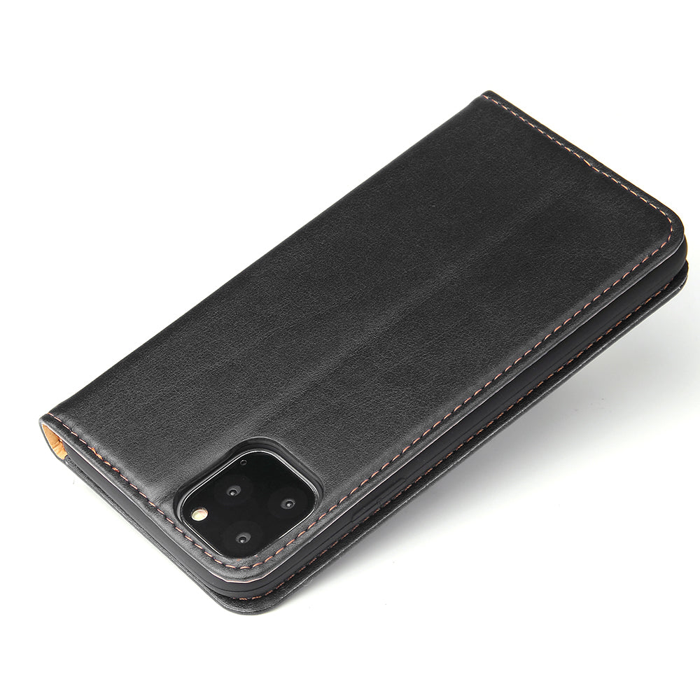 Leather Wallet Stand Flip Phone Shell for iPhone 11 6.1 inch (2019)