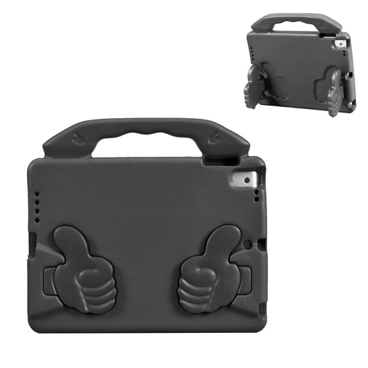 For iPad 9.7-inch (2018) (2017) / iPad Pro 9.7 inch (2016) / iPad Air 2 / iPad Air (2013) Shockproof EVA Thumb Stand Tablet Shell