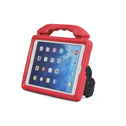 For iPad 9.7-inch (2018) (2017) / iPad Pro 9.7 inch (2016) / iPad Air 2 / iPad Air (2013) Shockproof EVA Thumb Stand Tablet Shell