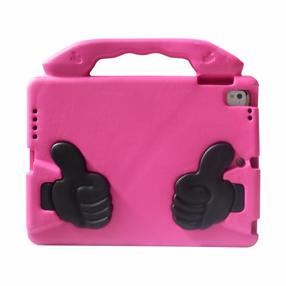 For iPad 9.7-inch (2018) (2017) / iPad Pro 9.7 inch (2016) / iPad Air 2 / iPad Air (2013) Shockproof EVA Thumb Stand Tablet Shell
