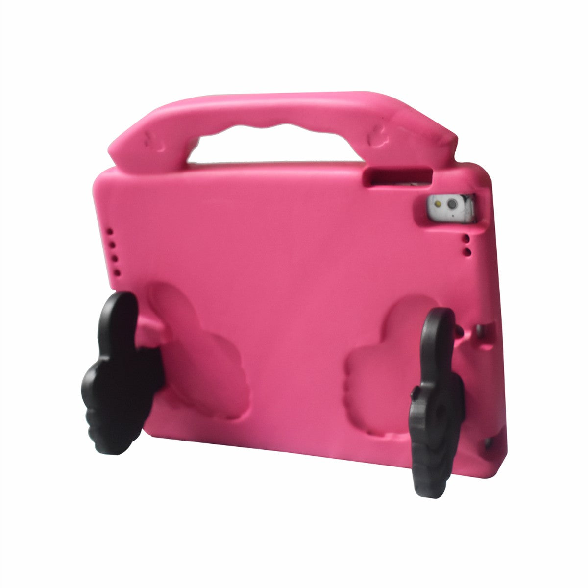 For iPad 9.7-inch (2018) (2017) / iPad Pro 9.7 inch (2016) / iPad Air 2 / iPad Air (2013) Shockproof EVA Thumb Stand Tablet Shell
