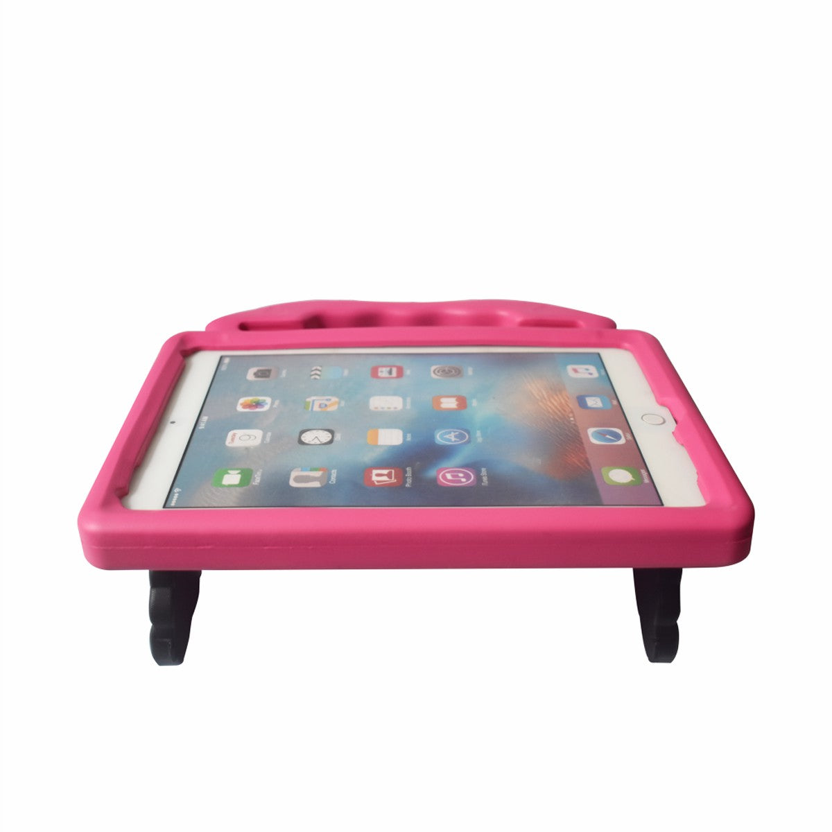 For iPad 9.7-inch (2018) (2017) / iPad Pro 9.7 inch (2016) / iPad Air 2 / iPad Air (2013) Shockproof EVA Thumb Stand Tablet Shell