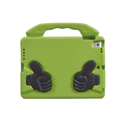 For iPad 9.7-inch (2018) (2017) / iPad Pro 9.7 inch (2016) / iPad Air 2 / iPad Air (2013) Shockproof EVA Thumb Stand Tablet Shell