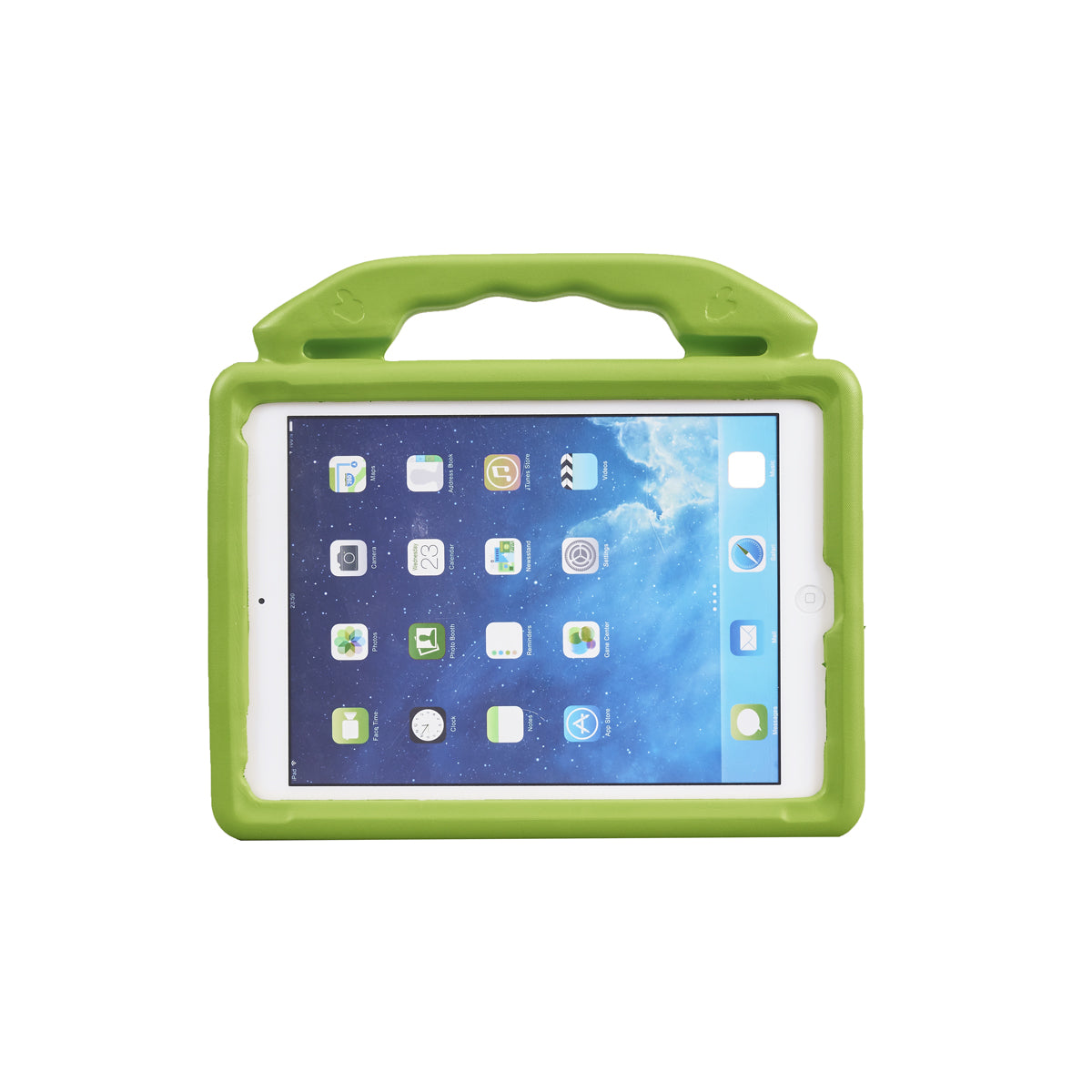 For iPad 9.7-inch (2018) (2017) / iPad Pro 9.7 inch (2016) / iPad Air 2 / iPad Air (2013) Shockproof EVA Thumb Stand Tablet Shell