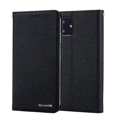 CMAI2 Silk Texture PU Leather with Card Slots Phone Case for iPhone 11 6.1 inch (2019)