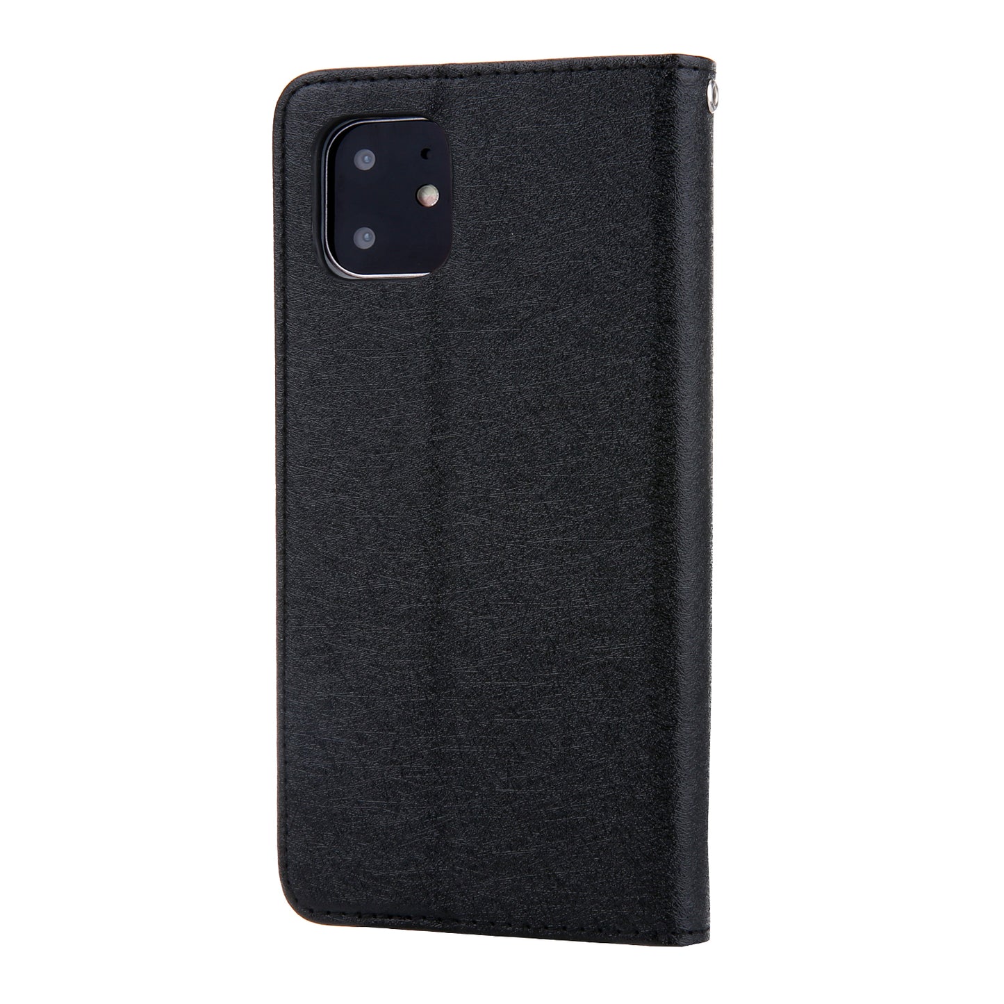 CMAI2 Silk Texture PU Leather with Card Slots Phone Case for iPhone 11 6.1 inch (2019)
