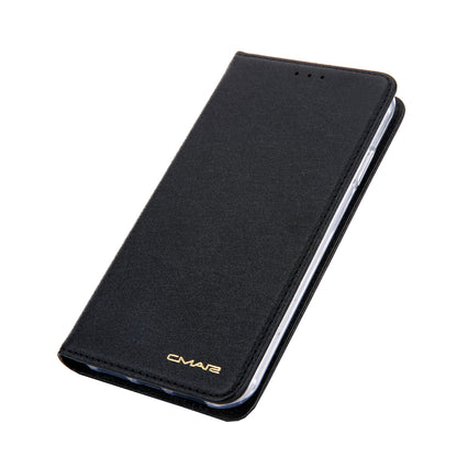 CMAI2 Silk Texture PU Leather with Card Slots Phone Case for iPhone 11 6.1 inch (2019)