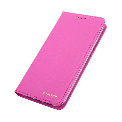 CMAI2 Silk Texture PU Leather with Card Slots Phone Case for iPhone 11 6.1 inch (2019)