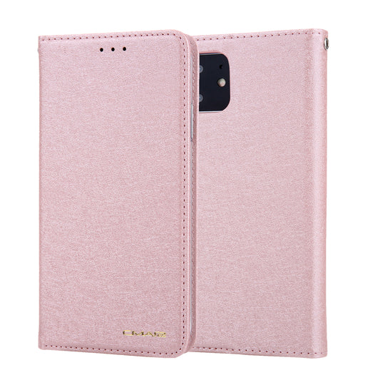 CMAI2 Silk Texture PU Leather with Card Slots Phone Case for iPhone 11 6.1 inch (2019)