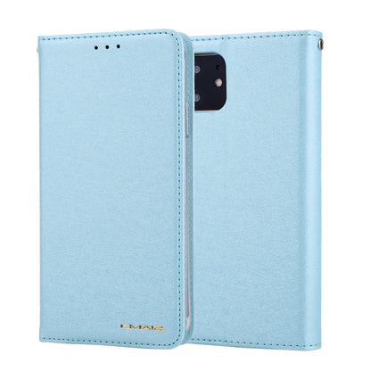 CMAI2 Silk Texture PU Leather with Card Slots Phone Case for iPhone 11 6.1 inch (2019)