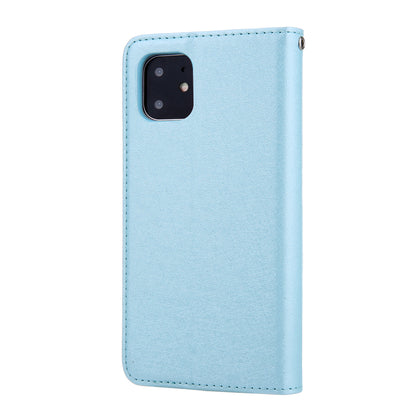 CMAI2 Silk Texture PU Leather with Card Slots Phone Case for iPhone 11 6.1 inch (2019)