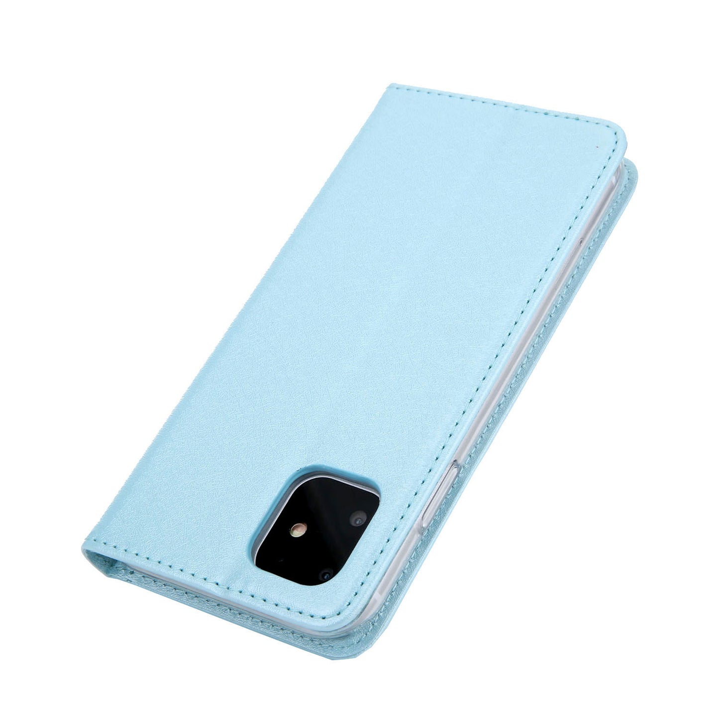 CMAI2 Silk Texture PU Leather with Card Slots Phone Case for iPhone 11 6.1 inch (2019)