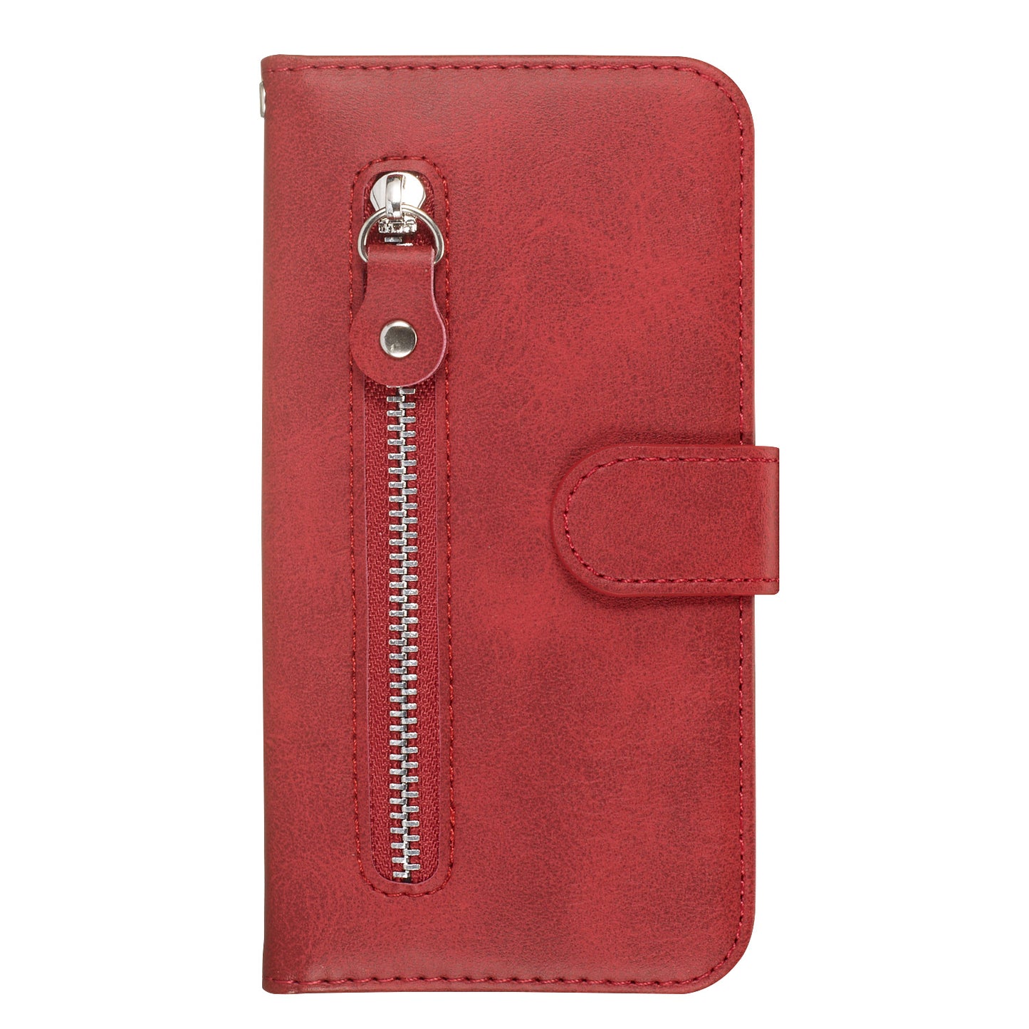 Zipper Pocket Fashion Wallet Stand Flip Leather Phone Case Cover for iPhone XR 6.1 inch