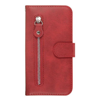 Zipper Pocket Fashion Wallet Stand Flip Leather Phone Case Cover for iPhone XR 6.1 inch