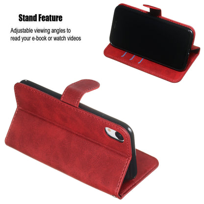 Zipper Pocket Fashion Wallet Stand Flip Leather Phone Case Cover for iPhone XR 6.1 inch