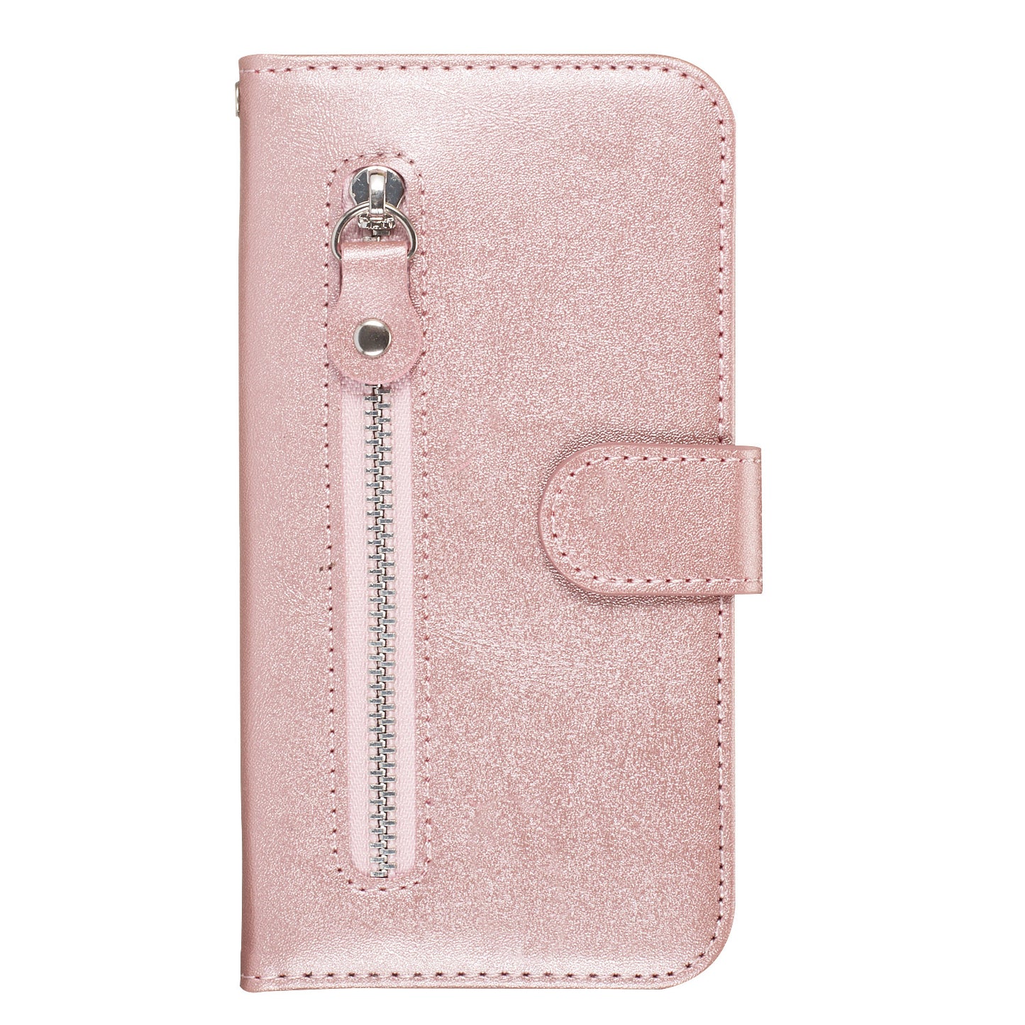 Zipper Pocket Fashion Wallet Stand Flip Leather Phone Case Cover for iPhone XR 6.1 inch