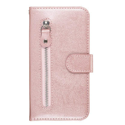 Zipper Pocket Fashion Wallet Stand Flip Leather Phone Case Cover for iPhone XR 6.1 inch
