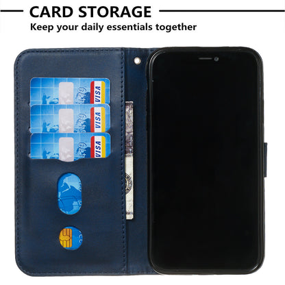 Zipper Pocket Fashion Wallet Stand Flip Leather Phone Case Cover for iPhone XR 6.1 inch