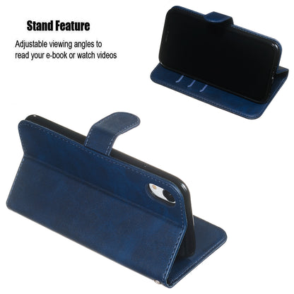 Zipper Pocket Fashion Wallet Stand Flip Leather Phone Case Cover for iPhone XR 6.1 inch