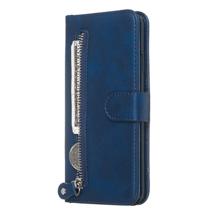 Zipper Pocket Fashion Wallet Stand Flip Leather Phone Case Cover for iPhone XR 6.1 inch