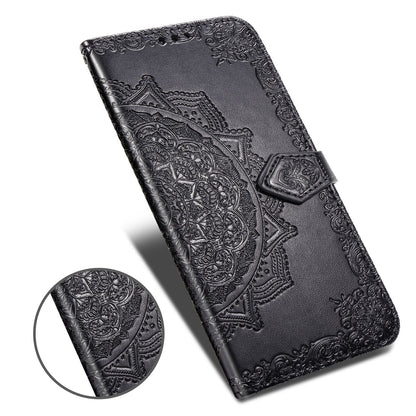 Embossed Mandala Flower Wallet Leather Stand Case for iPhone 11 Pro Max 6.5 inch (2019)