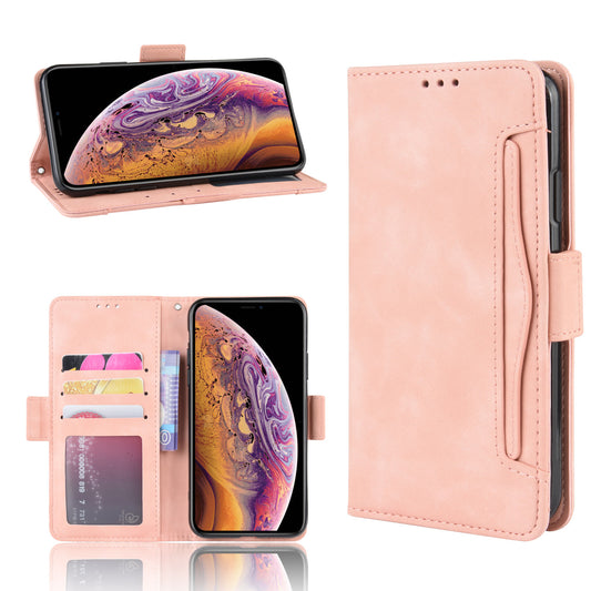 Leather Wallet Cell Casing with Multiple Card Slots for iPhone 11 Pro 5.8 inch (2019)