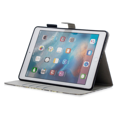 Pattern Printing PU Leather Tablet Case [Wallet Stand] for iPad 9.7-inch (2018) (2017) (2016)/iPad Air 2, Etc