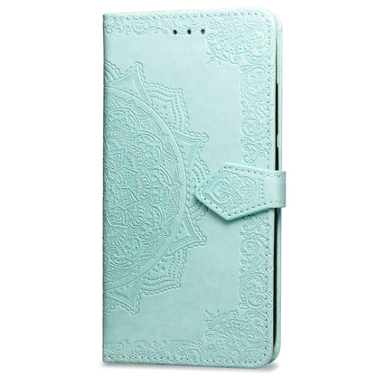 Embossed Mandala Flower Leather Wallet Case for iPhone SE (2020)/SE (2022)/8/7
