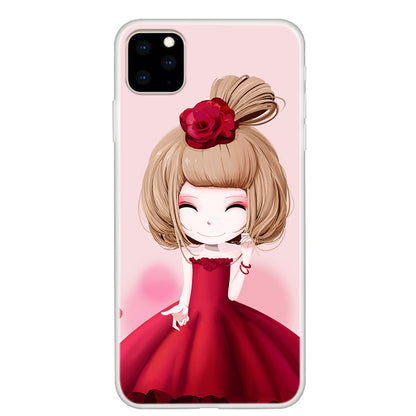 Clear Pattern Printing Soft TPU Back Shell for iPhone 11 6.1-inch (2019)