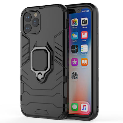 Phone Cover for iPhone 11 Pro 5.8 inch (2019) Finger Ring Kickstand PC + TPU Hybrid Case