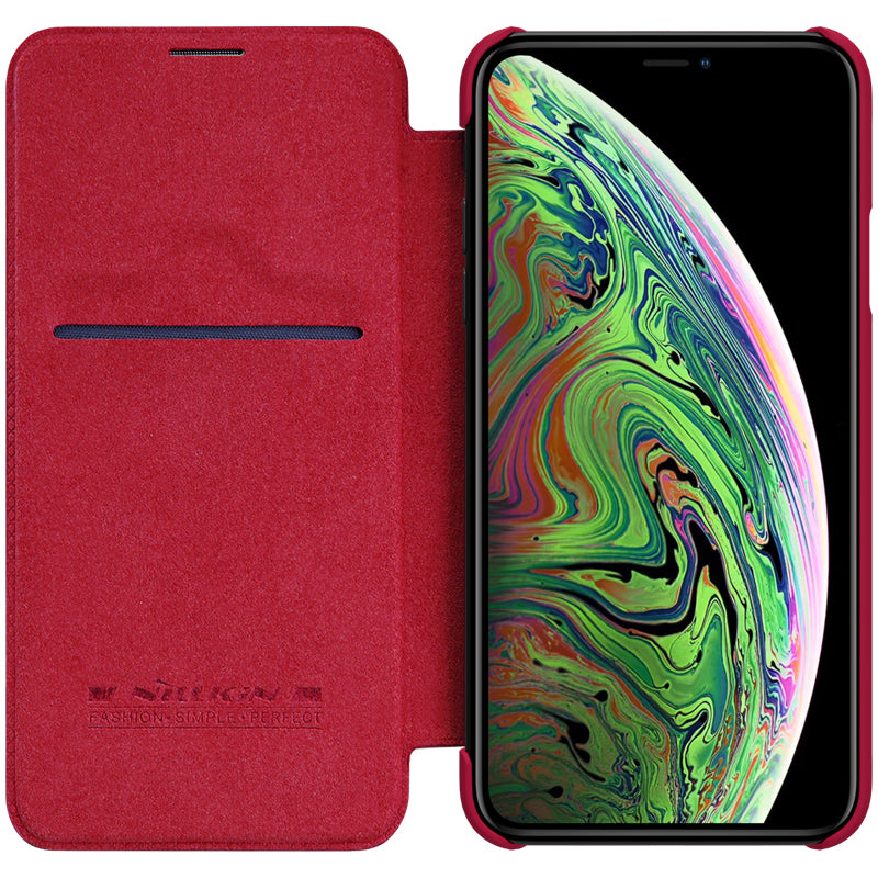 NILLKIN Qin Series Leather Card Holder Case for iPhone 11 Pro 5.8 inch (2019)
