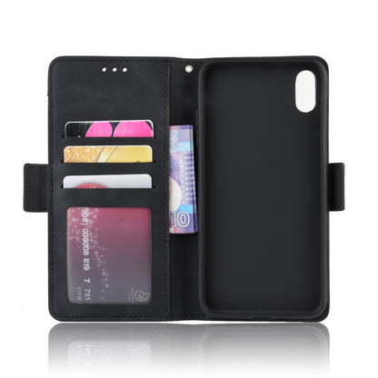 Leather Wallet Stand Phone Cover Case with Multiple Card Slots for iPhone X / XS 5.8 inch