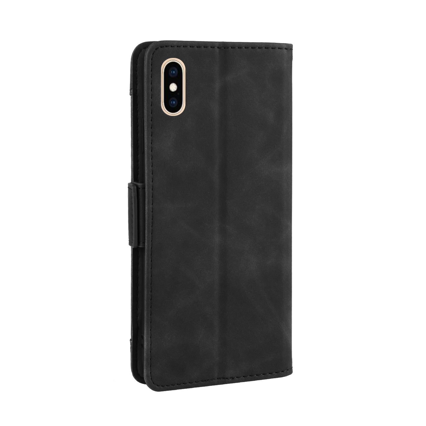 Leather Wallet Stand Phone Cover Case with Multiple Card Slots for iPhone X / XS 5.8 inch