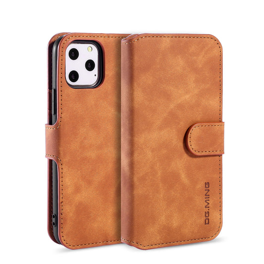 DG.MING Retro Style Wallet Leather Stand Case for iPhone 11 Pro Max 6.5-inch (2019)