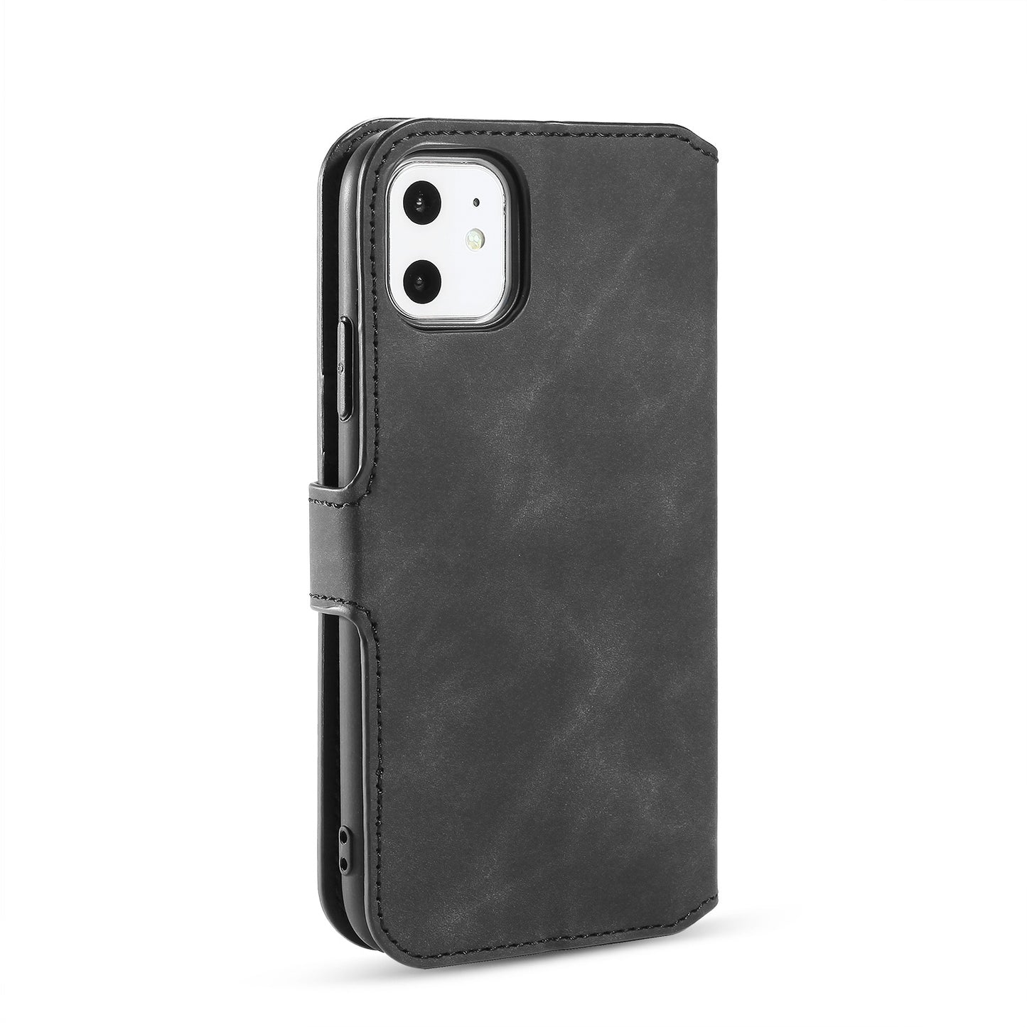 DG.MING Retro Style Wallet Leather Stand Case for iPhone 11 6.1-inch (2019)