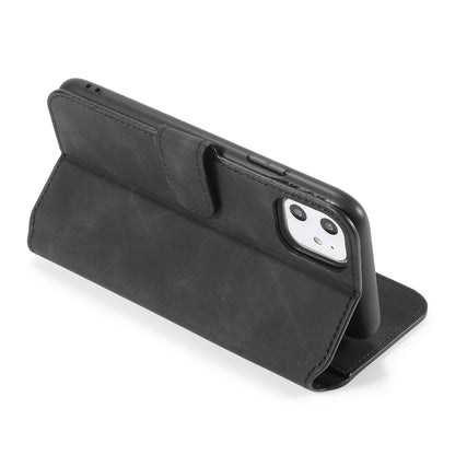 DG.MING Retro Style Wallet Leather Stand Case for iPhone 11 6.1-inch (2019)