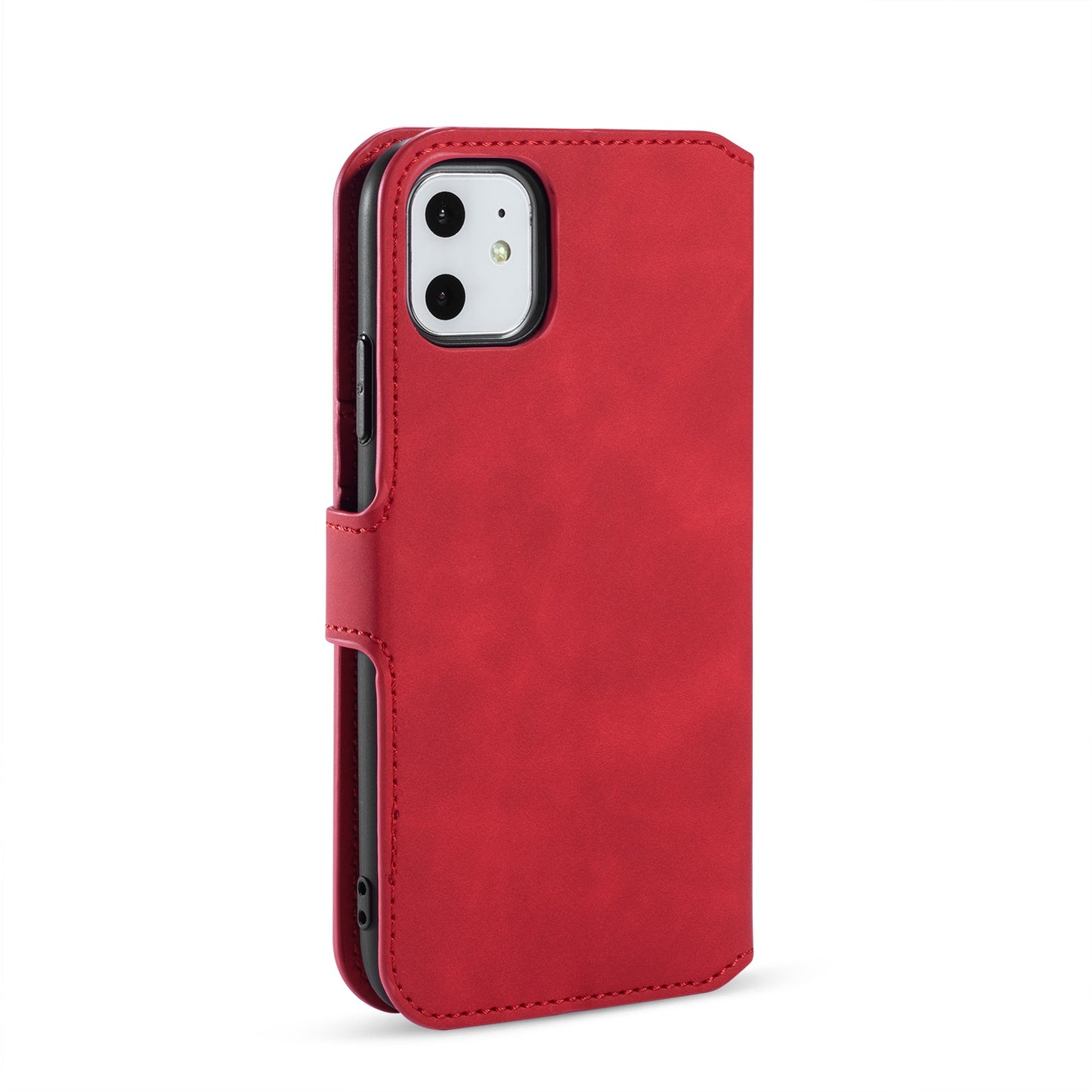 DG.MING Retro Style Wallet Leather Stand Case for iPhone 11 6.1-inch (2019)